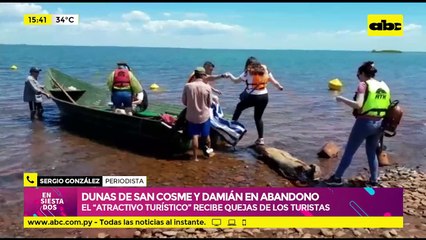 Dunas de San Cosme y Damián en total abandono