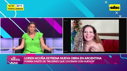 Loren Acuña estrena nueva obra en Argentina