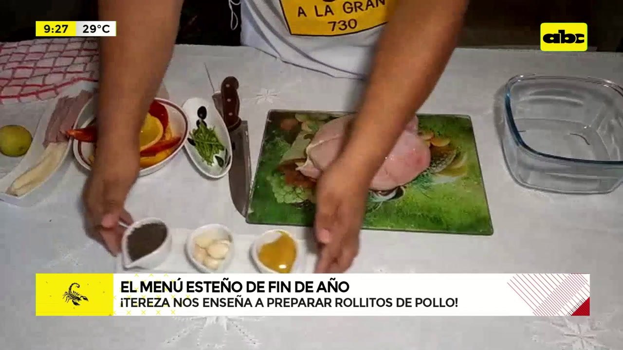 El menu esteño de fin de año