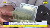 Tendencia alcista del dólar hasta marzo