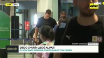 Diego Churín llegó al país