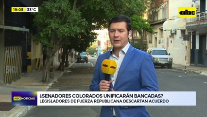¿Unificarán también las bancadas del senado?