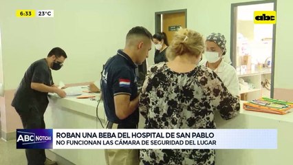 Roban una beba del hospital de San Pablo