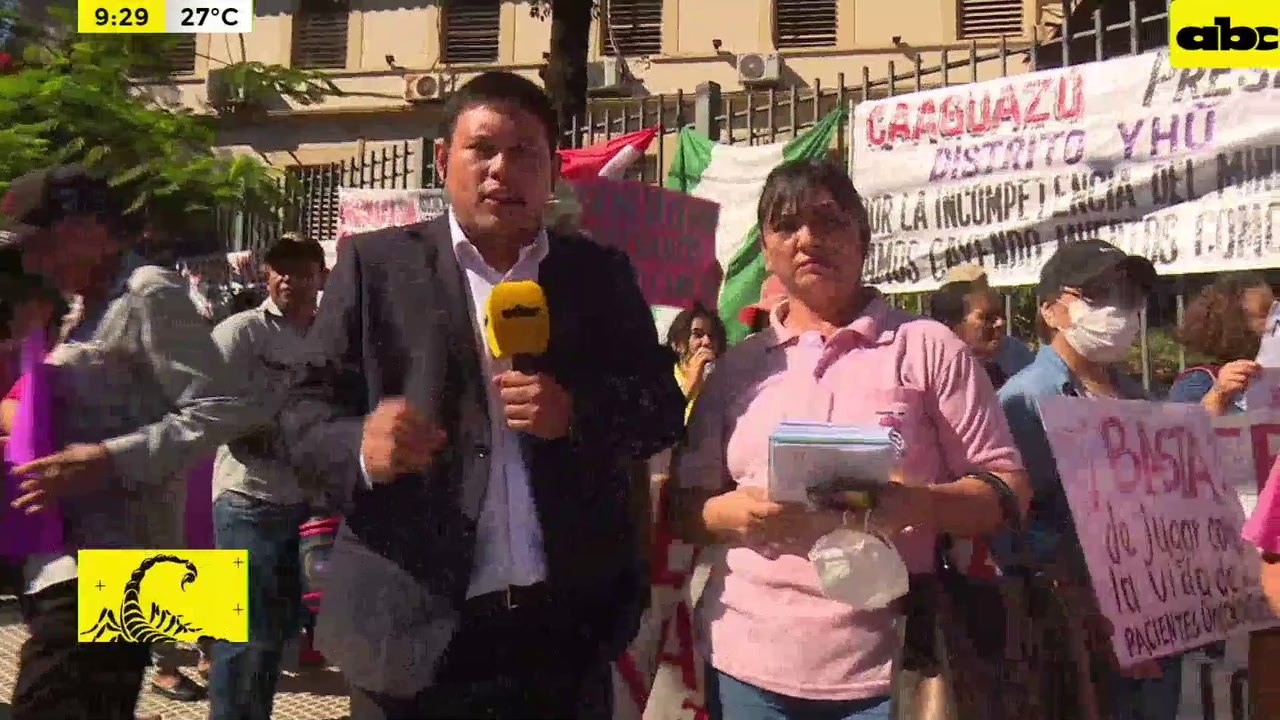 Manifestación de pacientes oncológicos