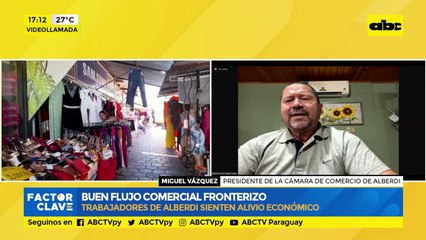 Buen flujo comercial fronterizo