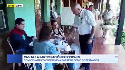 Casi nula concurrencia en atípicas elecciones en Guairá