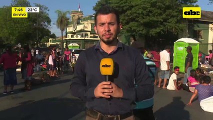 Indígenas cierran la Avda. Artigas