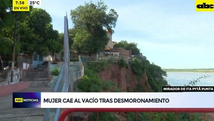 Mujer cae del mirador Itá Pytã Punta