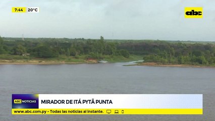 Precario mirador de Itá Pytã Punta