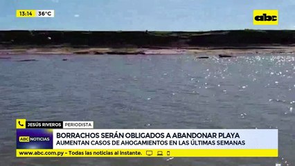 Borrachos serán obligados a abandonar playa