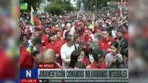 Miles de simpatizantes del chavismo marcharon en la capital venezolana para repudiar las “amenazas” de Washington