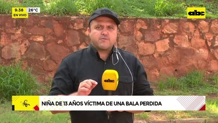 Niña de 13 años víctima de una bala perdida