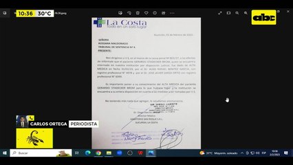 Gerardo Stadecker tiene el alta médica