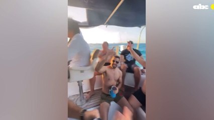 "Nenecho" Rodríguez se divierte en el Caribe Mexicano