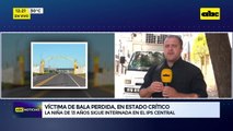 Víctima de bala perdida, en estado crítico