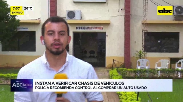 Instan a verificar chasis de vehículos