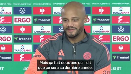 Bayern Munich - Kompany reste totalement focalisé sur son club malgré les propos de Guardiola