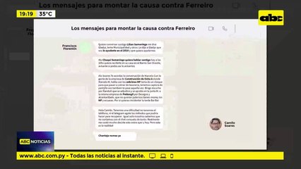 Lilian niega haber participado de esquema contra Ferreiro