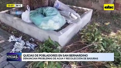 Quejas de pobladores en San Bernardino