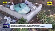 Quejas de pobladores en San Bernardino