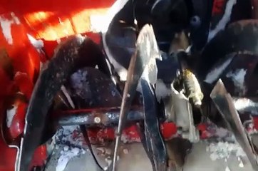 Snowblower housing repair MTD E610E part 1