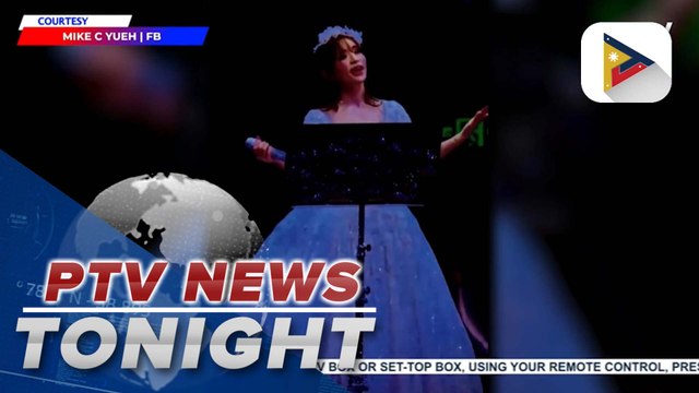 Ayumi Hamasaki performs on an empty stage in China