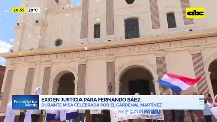 Misa por Fernando Báez en la Catedral