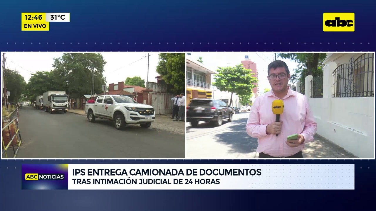 IPS entrega camionada de documentos