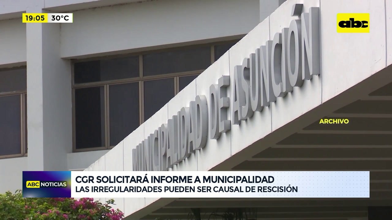 CGR solicitará informe a municipalidad