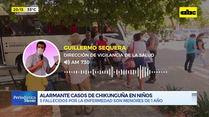 Alarmante cifra de casos de Chikunguña en niños