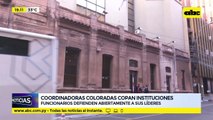 Coordinadoras coloradas copan instituciones públicas