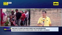 Inician clases sin mayores inconvenientes