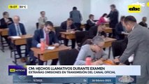 CM: hechos llamativos durante el examen