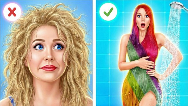 PROBLÈMES Folles De Filles Avec DES CHEVEUX SUPER LONGS ! Luttes De Beauté avec La La Life