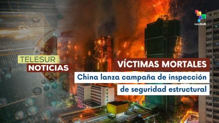 Ascienden los muertos por incendio en conjunto residencial de Hong Kong