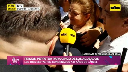 Mamá de Fernando Báez exclamó en guaraní: “se hizo justicia”