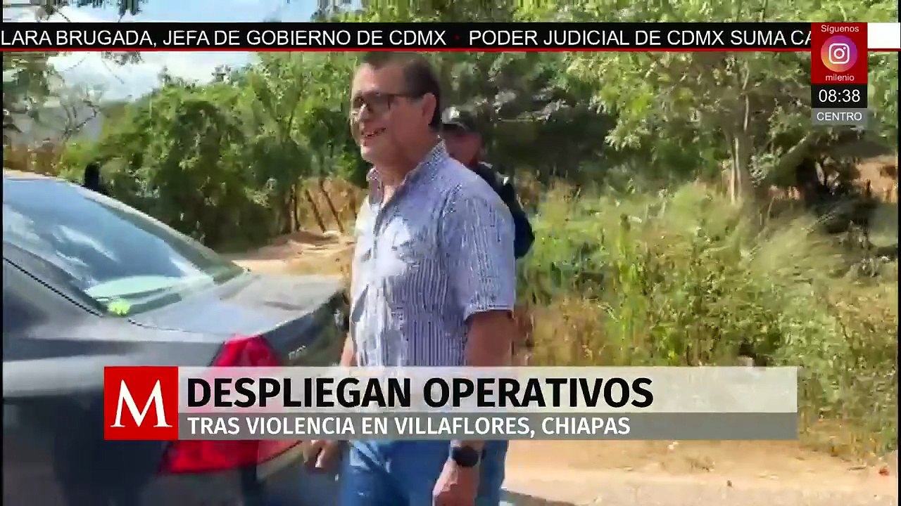 Operativos desplegados tras jornada de violencia en Villaflores, Chiapas