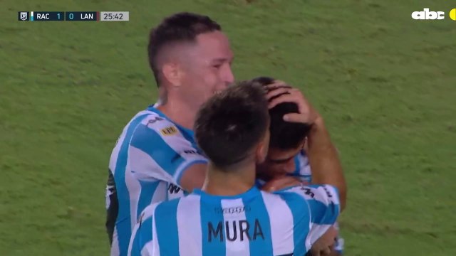 El gol de Matías Rojas en el triunfo de Racing sobre Lanús