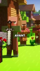 Avant et après les mises à jour Minecraft