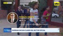 Mañana inician clases del sector oficial