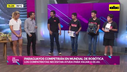 Video: paraguayos competirán en mundial de robótica