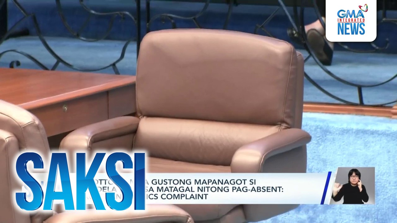 SP Sotto sa mga gustong mapanagot si Sen. Dela Rosa sa matagal nitong pag-absent: Mag-file ng ethics complaint | Saksi
