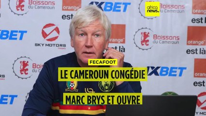 Football : le Cameroun congédie son sélectionneur Marc Brys