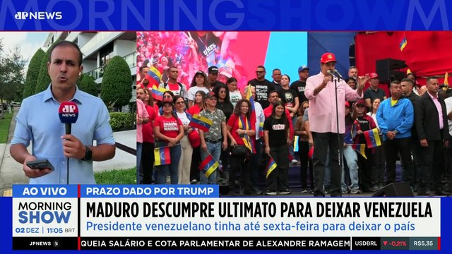 Maduro DESCUMPRE ULTIMATO de Trump para deixar Venezuela; qual próxima jogada dos EUA?