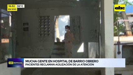 Intenso movimiento en el Hospital de Barrio Obrero