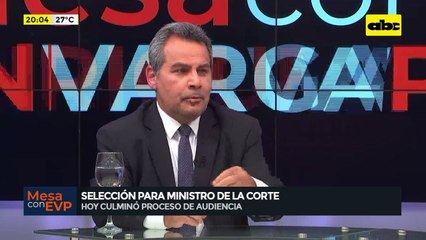 Video: culmina etapa de audiencia de postulantes