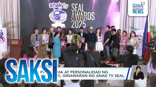 Kapuso shows and personalities, binigyang-pagkilala sa Anak TV Seal Awards 2025 | Saksi