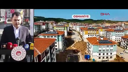 Bakan Kurum: 11 ilimizin tamamında artık son tuğlalar koyuluyor