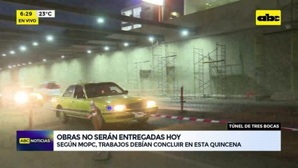 Video: obras no serán entregadas hoy