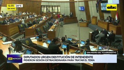 Video: Diputados urgen destitución de intendente